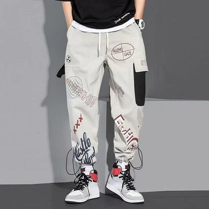 EasieFit Men's Cargo Pants Vintage Korean Style Fashion