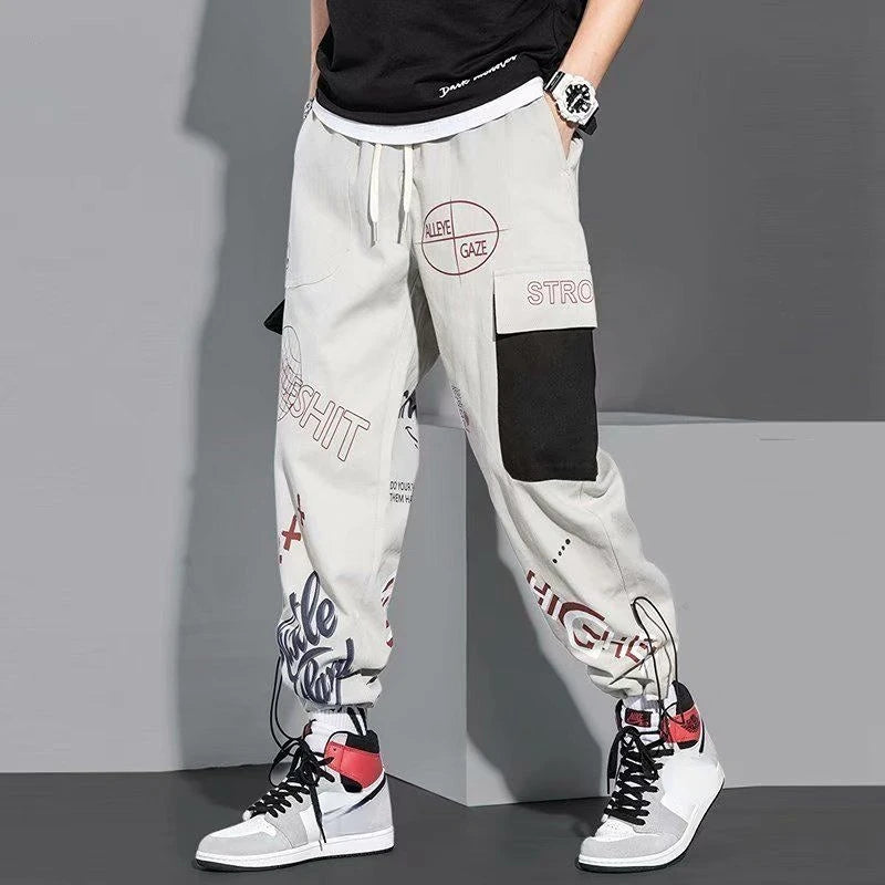 EasieFit Men's Cargo Pants Vintage Korean Style Fashion