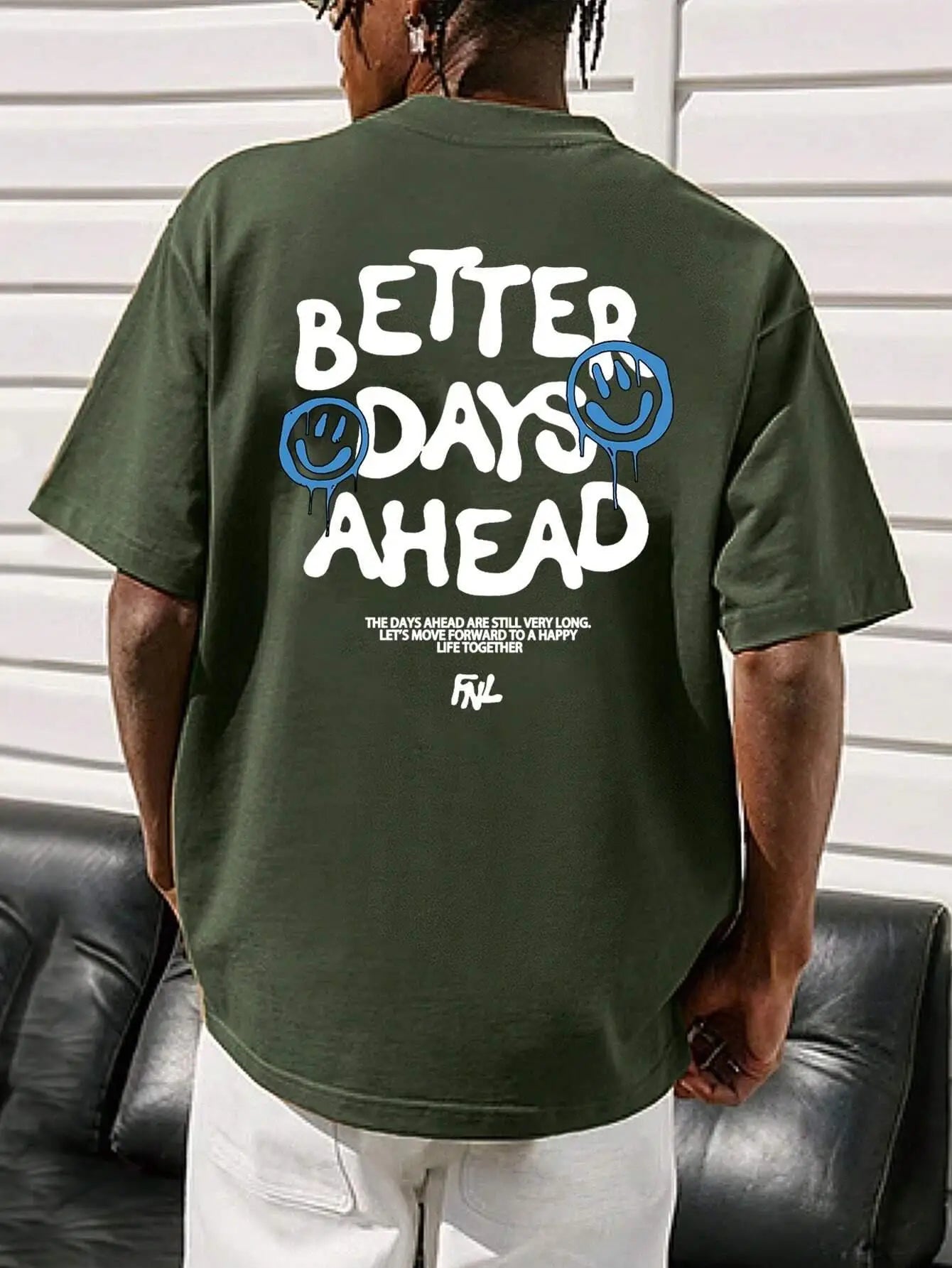 Better Days Ahead Graphic Loose Tshirt